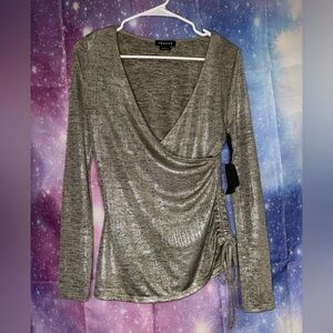 New Trouvé metallic blouse 🛍